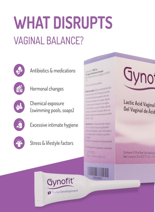 جينوفيت جل جينوفيت المهبلي بحمض اللاكتيك - مرطب مهبلي - يعيد توازن درجة الحموضة - صحة المهبل - يمنع الحكة والحرقان والرائحة الكريهة - أداة تطبيق صحية - يعالج ويمنع التهابات المهبل (6 قطع) - Image 3